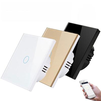 Intelligenter WLAN- & RF433-Touchschalter mit europäischen & britischen Standards - Kompatibel mit Smart Life/Tuya