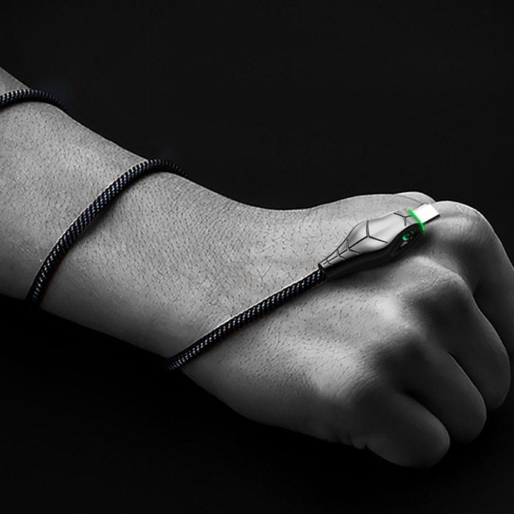 Fast Charging Wire Mobile Phone Cord USB Type C Cable Fast Charging Cable LED Quick Charger Wire