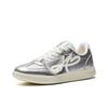 Anta Classic Thin Sole Ballet Style Casual Shoes Women Sneakers Silver White 922618009-9