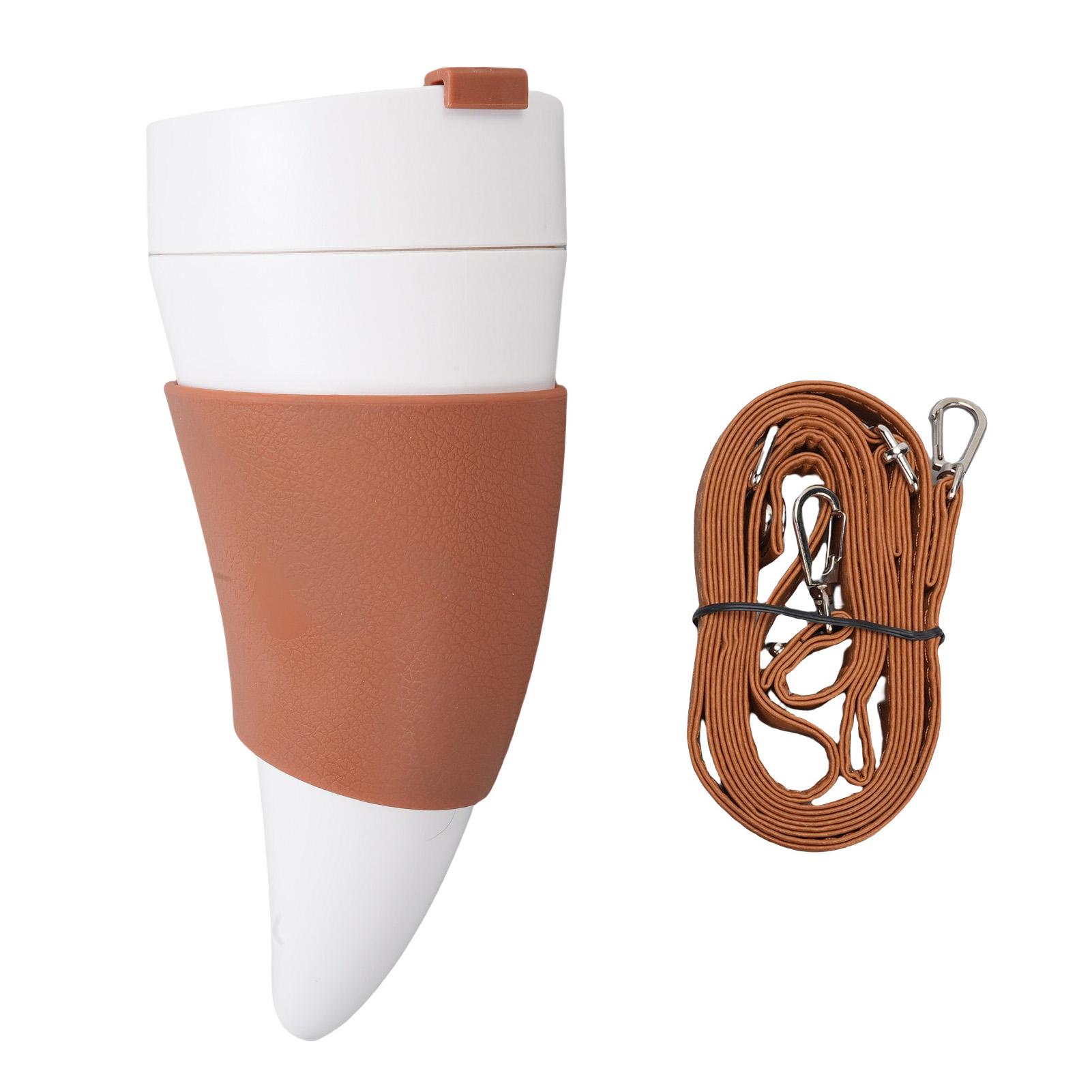 

Goat Horn Coffee Cup Goat Horn Coffee Mug 230ML Travel Coffee Cup Stainless Steel Thermal Vacuum Cup With Lid Straps Reusable