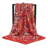90*90cm Bandana Scarf Cashew Printed Shawl Wrap Fashion Women Hijab  Fashion Accessory