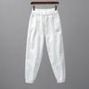 Women Fashion Ealstic Waist Jogger Pants Casual Loose Baggy Pants Harem Pants With Belt