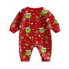 Christmas Prints Family Matching Long Sleeve Tops+Pants Set Family Matching Sets