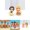 Adorable 7 Piece Q Version Princess Figurine Set Including Snow White Ariel Mulan Cinderella Toys
