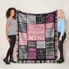 Gift for Grandma Blanket Holiday Birthday Gift Blanket Anniversary Gift Blanket Soft Flannel Sofa Blanket TV Blanket