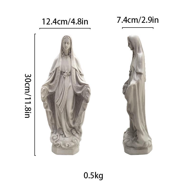 European-Style Multi-color Mexican Figurine: Resin Home Decor Statue for Entryway or Living Room