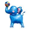 Movable Design 4D Dinosaur Balloons With Wheels Drawing Foil Animals Walking Balloon Animal Balloon Cartoon Standing Balloons