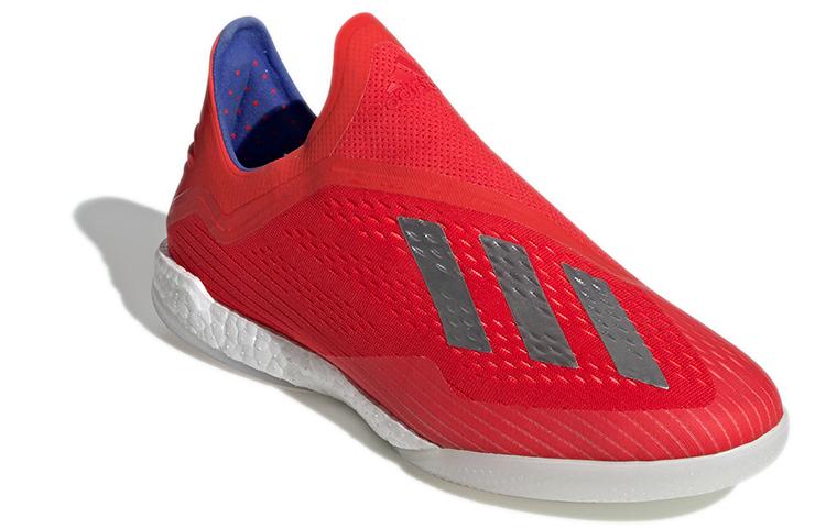 Adidas X 18+ IC/in Indoor Abrasion Resistant Abrasion Resistant Soccer Shoes Men's Red BB9382