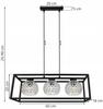 HANGING LAMP ELEGANT CAGE CRYSTAL BALL