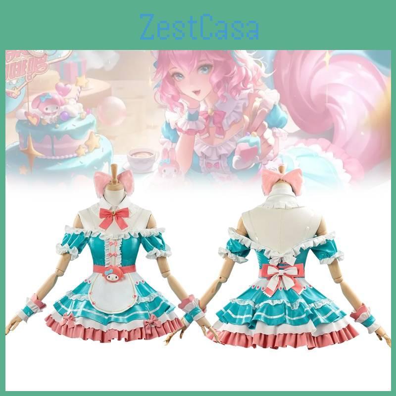 Honor Of Kings Cosplay Costume With Polyester And Spandex For Game Anime Role Play