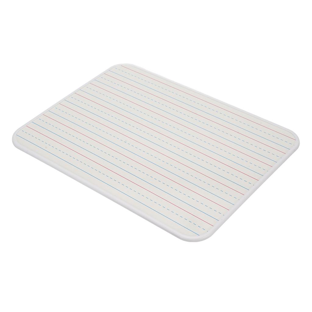 10Pcs Small Dry Erase Board with Lines Classroom Small Double Sided Mini Ruled Handwriting Practice Lined White Board