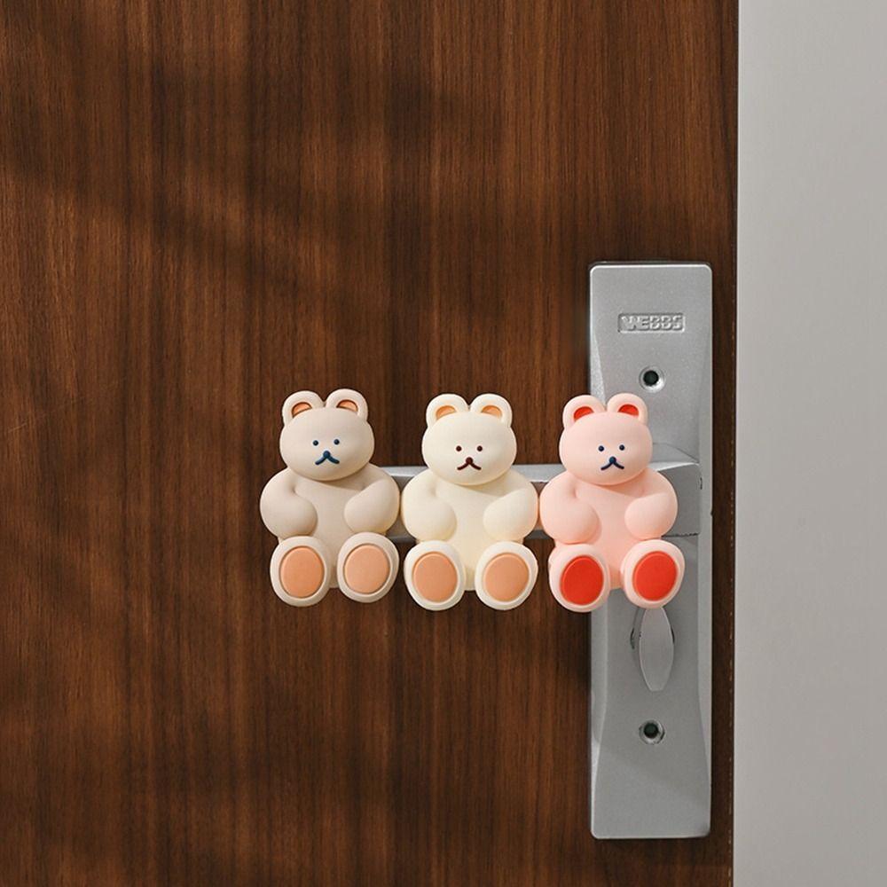 New Silicone Door Handle Crash Pad Wall Protectors Anti-damage Anti-collision Pad Furniture Fittings Doorstop Door