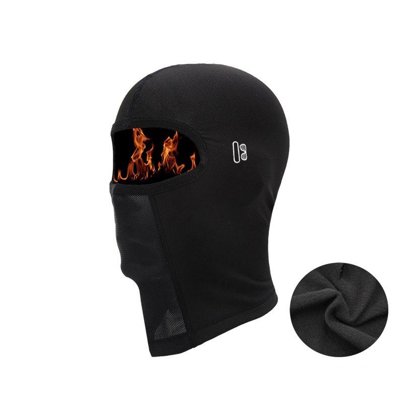 Masque Facial de Cyclisme Thermique d'Hiver Cagoule Couvre-Tête Coupe-Vent Doublure de Casque de Moto Thermique Chaud Vêtements de Tête de Sport d'Extérieur