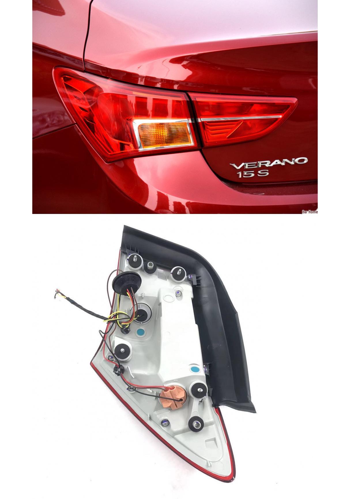 

Buick Verano 2015-2017 Rear Tail Light & Brake Light Assembly Premium, Flat Light Driver s Left Side