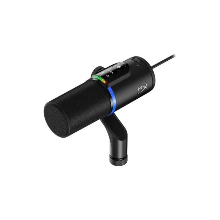 Micrófono HyperX FlipCast USB/XLR dinámico con brazo articulado negro