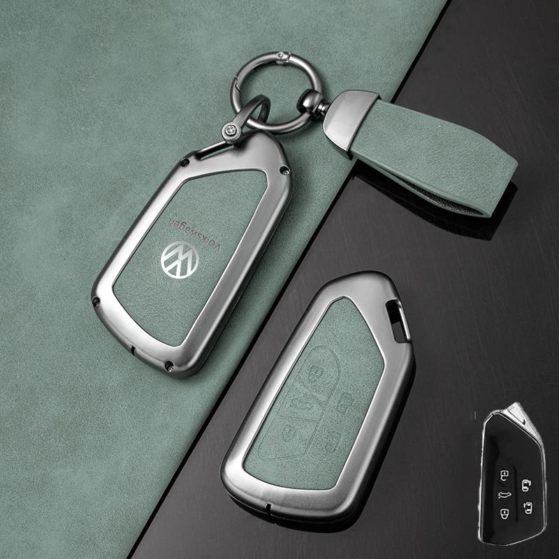 For VOLKSWAGEN VW Zinc Alloy Car Smart Remote Key Case Full Cover Protector Shell Fob For VW Volkswagen ID.3 ID.4 Golf 8 2022 20
