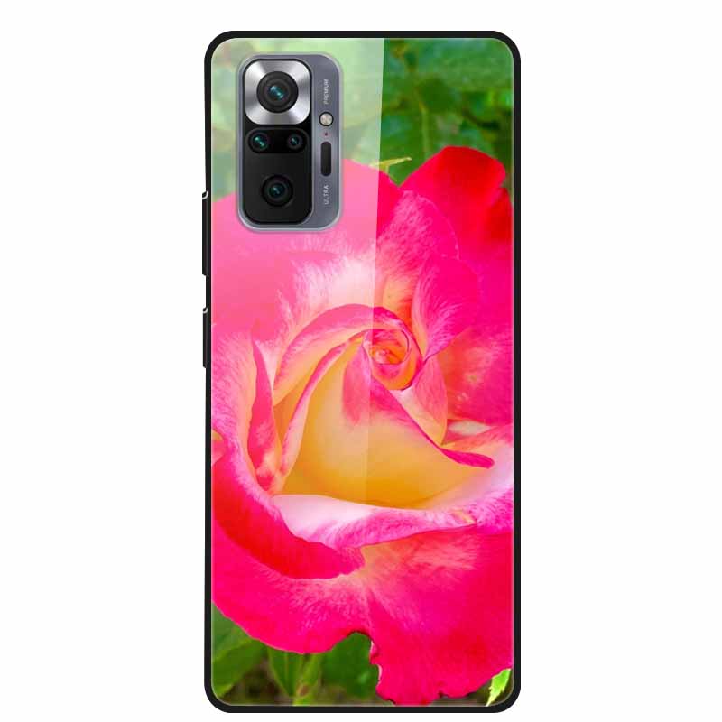 Tempered Glass Colorful Cover For Xiaomi Redmi Note 10 Pro Case Hard Shockproof Funda for Redmi Note10 / Note 10Pro Cases Shell