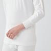 Gunze RP2810A Inner Far Infrared Long Set of White Men's Shirt, Treatment, Quick-Drying, Smooth, Sleeve, U-Neck, 2,