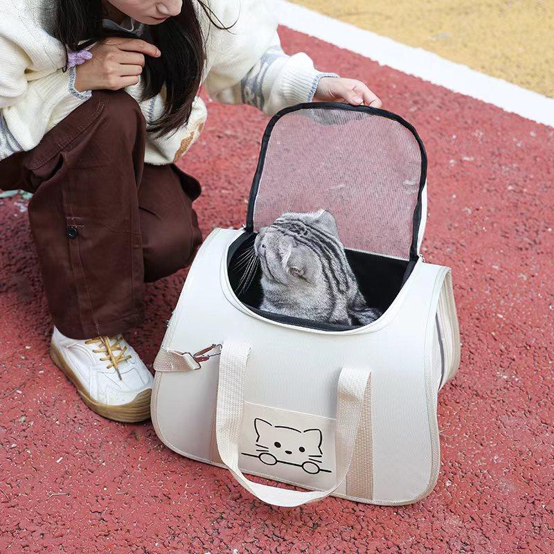 Outdoor Pet Portable Bag Large Capacity Cat Pet Bag Cat Portable Dog Outdoor Backpack Small Animal Carrier