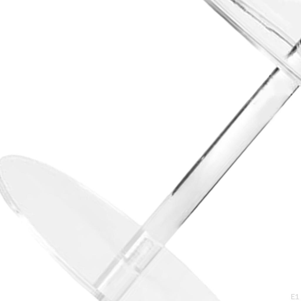 Cowboy Hat Holder Acrylic Riser Display Stands Clear Pedestal Stand for