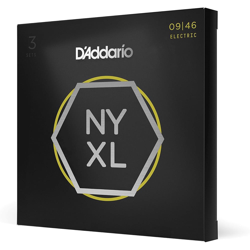 D Addario Daddario Electric Guitar Strings NYXL Super Light Top/Regular Bottom .009-.046 NYXL0946...
