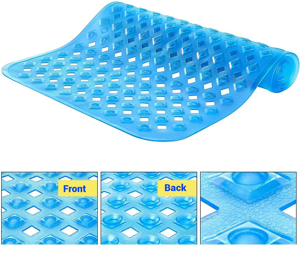 88x40 Verlängerte Badewannen-Antirutschmatte PVC Saugnäpfe Badezimmer-Antirutschmatte Rutschfeste Fußmatten Bodenmatten