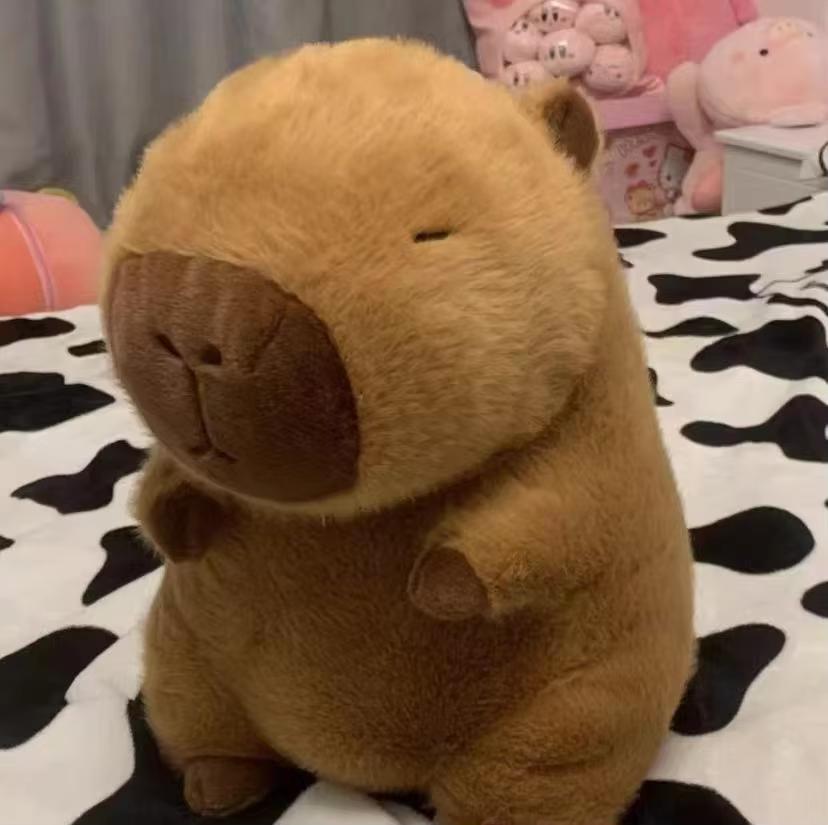 9-25CM Kapibala Capybara Plush Toy Internet Celebrity Capybara Jun Doll Ugly Cute Doll Guinea Pig Doll Boys Girls Anime Kawaii