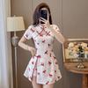 Real Shot New-Style Qipao Dress & Modern Chinese Fashion Set for Petite Women: Socialite Two-Piece Ensemble