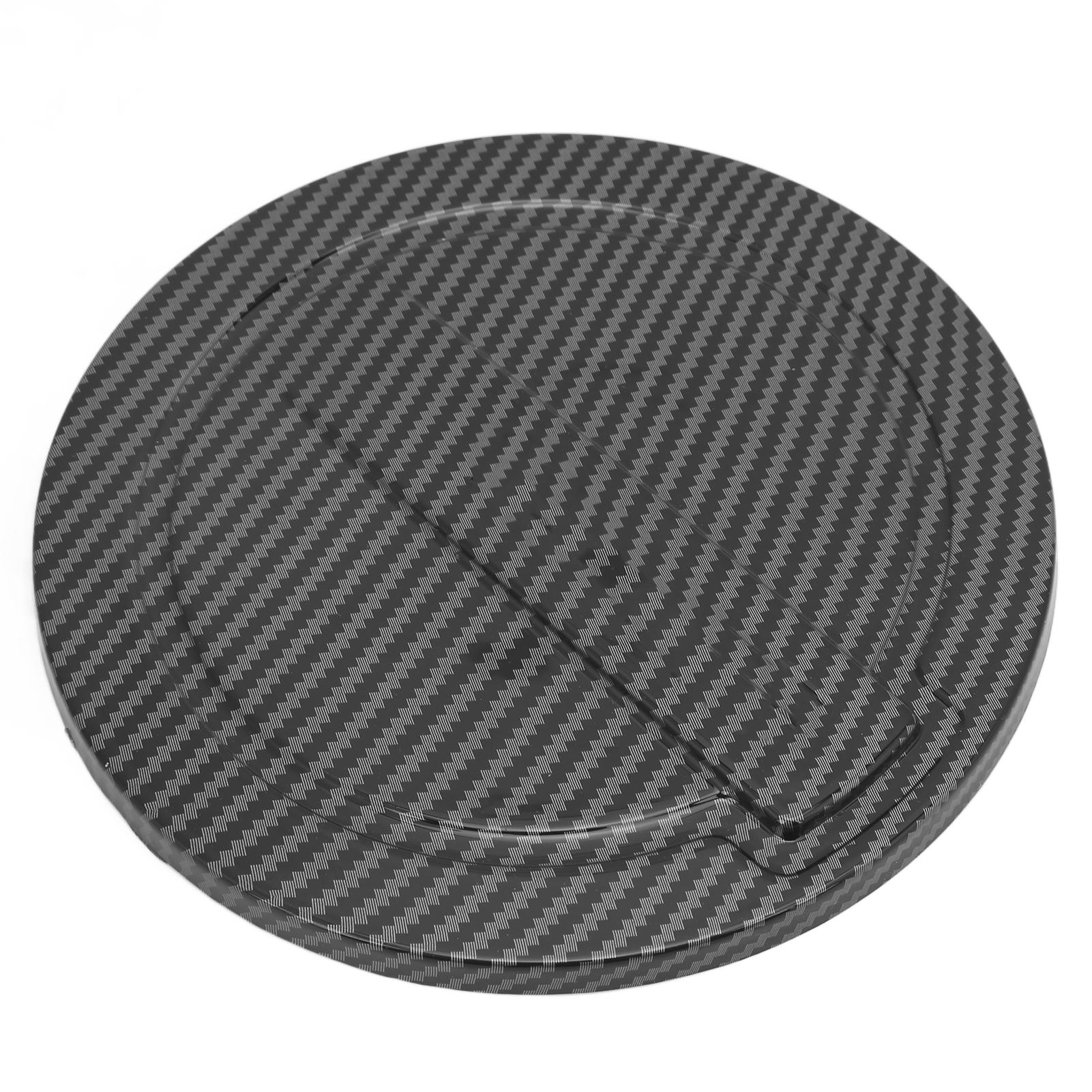 Car Fuel Tank Cover Cap Sticker Carbon Fiber Style Replacement for Prius Xw30 2009‑2015