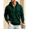 Men's autumn new fashion zipper cardigan jacket sports and leisure hoodie