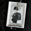 Pu Leather Card Holder Kpop Idol Photocard Holder Keychain Idol Photo Cards Sleeve Photo Display Pendant Cards Cover