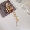Neue Hohl Schmetterling Haarnadel Perle Quaste Haarnadel Frauen Mädchen Retro Metall Gold Haarnadel Schmuck Zubehör