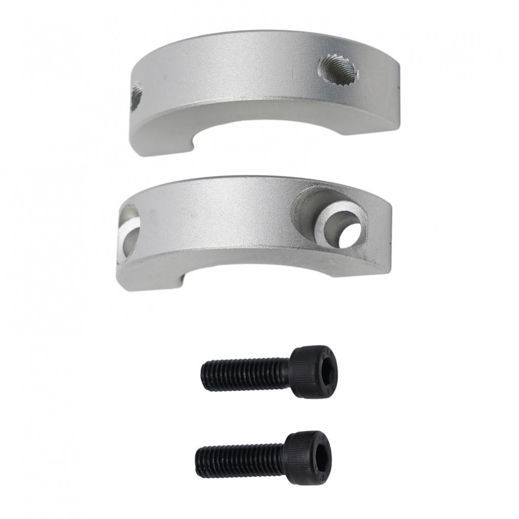 Double Split Clamp Ring Inside Interchangeable Normal Type Silver
