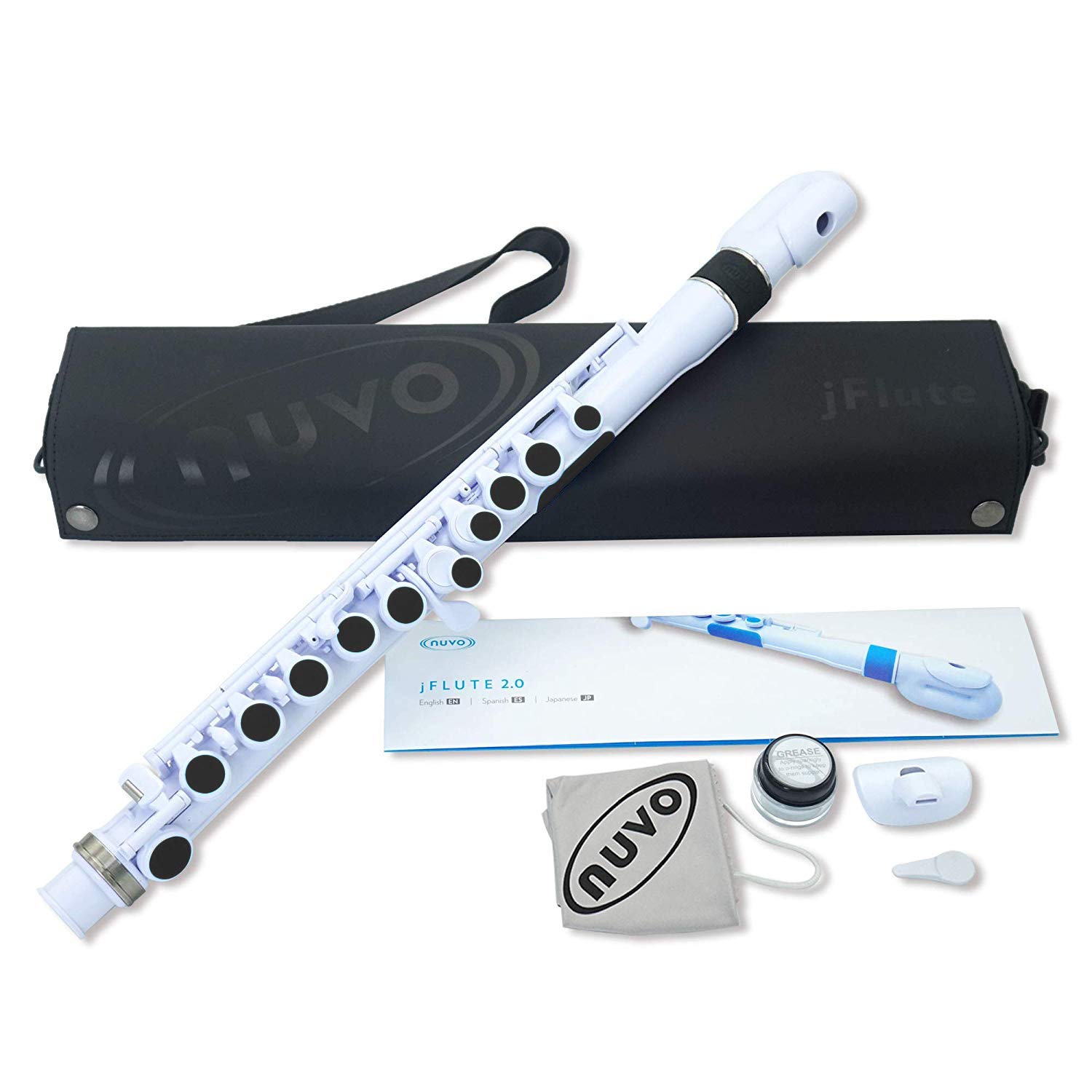 

NUVO пластиковый духовой инструмент флейта C тональность jFlute limited N220JFWB эксклюзив 2.0 J-флейта Белый/Черный (Цвет Японии) [с полужестким футляром] []