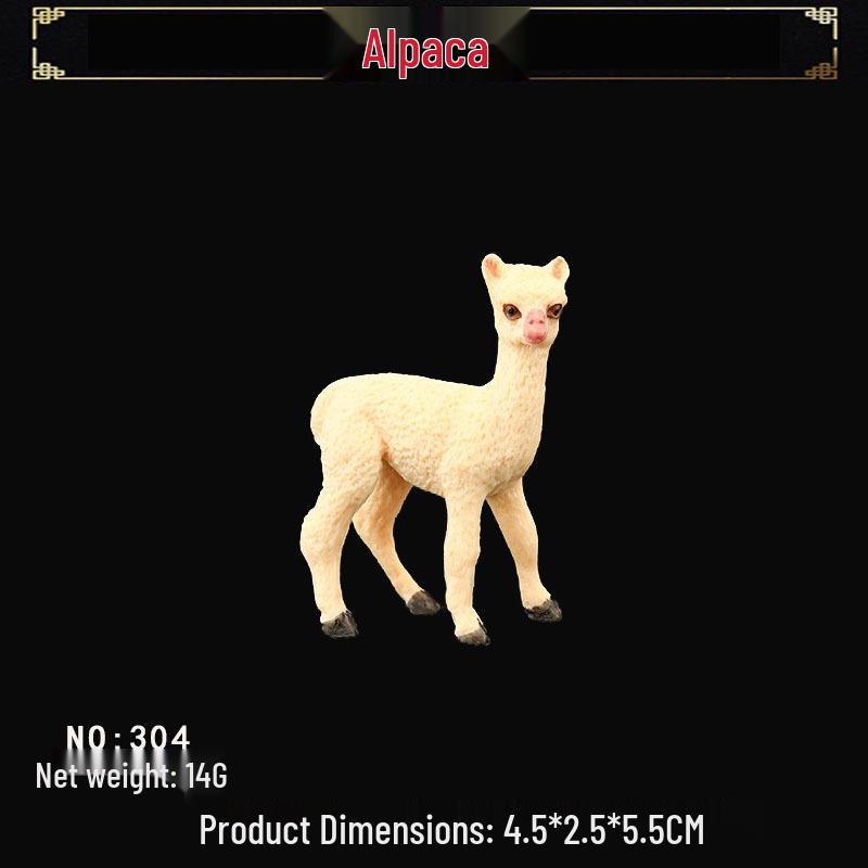 Alpaca Grass Mud Horse Children's Educational Toy Display