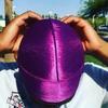 Solid Color Silky Bandanna Turban Hat Breathable Unisex Biker Headwear Headband