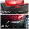 Für Mazda CX-30 - 2025 Auto Front Heck Nebelscheinwerfer Dekoratives Lichtband Augenbrauenabdeckung Verkleidung ABS Chrom Kohlefaser Zubehör