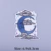 Outdoor Scenery Embroidered Patches for Clothing Thermoadhesive Sea Wave Patch Cloudy Rainy and Sunny Iron on Fusible Patch DIY
