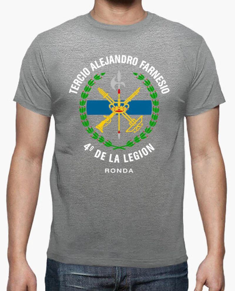 TERCIO ALEJANDRO FARNESIO 4º LA LEGIÓN Men T-Shirt Short Sleeve Casual 100% Cotton O-Neck Summer T Shirt