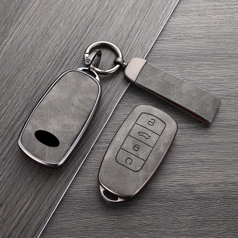 Interior Mouldings TPU Leather Car Key Case for Chery Tiggo 8plus Tiggo 8 New 5 Plus 7pro Max Omoda 5 C5 Car Key Protector Shell