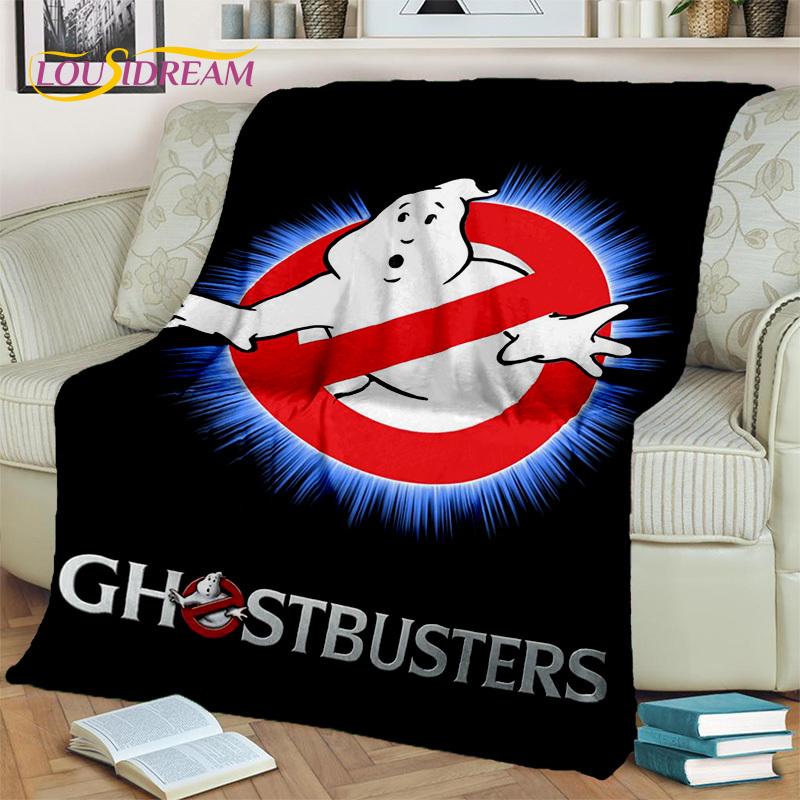 G-Ghostbusters Cartoon-Film-Decke, weiche Flanell-Überwurfdecke für Zuhause, Schlafzimmer, Bett, Sofa, Picknick, Büro, Wandern, Freizeit, Nickerchen, Geschenk