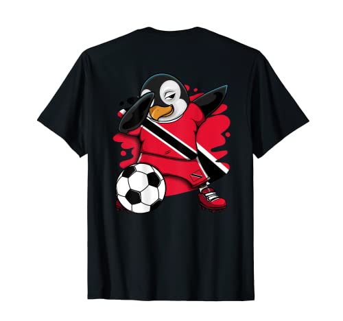 Dab Penguin Trinidad and Tobago Soccer Fan Jersey Football T-Shirt