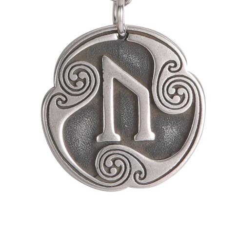 

Dropshipping 1pcs Odin Runes Nordic Letter DIY Handmade Charms for Jewelry Stainless Steel Futhark Futhorc Pendants Making Bulk