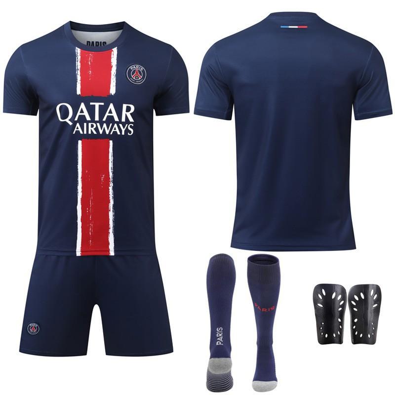 2425 Paříž Domácí dresová sada č.. 7 Mbappe 10 Dembele 30 Fotbalový dres Ligue 1 Sportovní oblečení