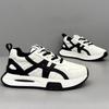 Men's Fashion Chunky Sole Sneakers Cross-Strap Casual Outdoor Comfortable Shoes