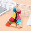 Colorful Tassel Pendant Handbag Charm - Pompon Key Jewelry Accessory