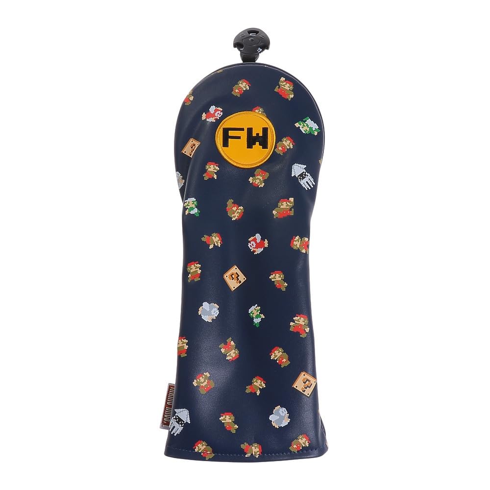 

Наслаждайтесь сумкой для клюшек Super Mario Brothers Чехол на голову для FW SBHF002 Темно-синий