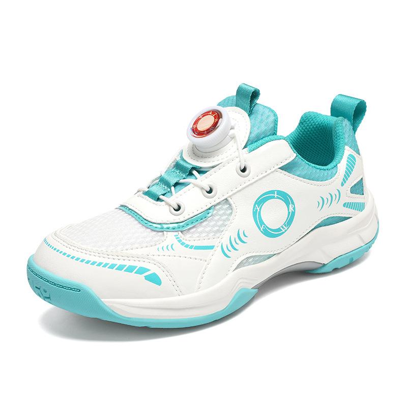 

Студенческие кроссовки для бадминтона 2025 новые дышащие с мягкой подошвой легкие нескользящие профессиональные кроссовки для соревнований и тренировок детская спортивная обувь 40 yards inner length 25.6cm