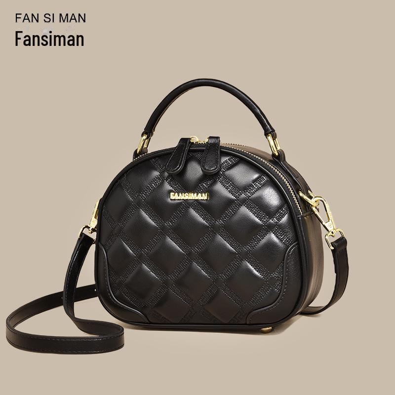 

Fansiman Large-Capacity Single-Shoulder Women s Messenger Bag - High-End, Versatile, Small Handbag чёрный