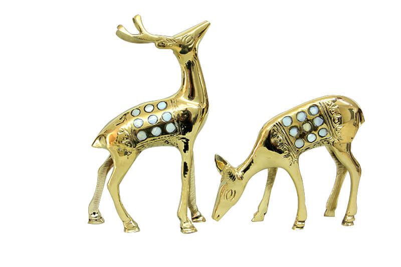 

Karaca Set of 2 Pearlescent Brass 8 /5